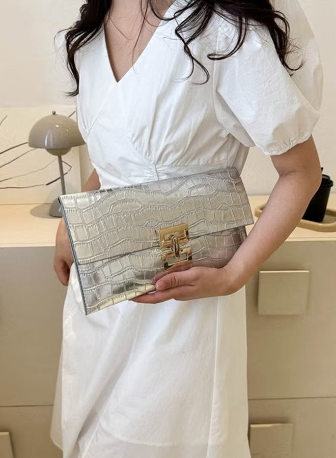 JOGAMS Women Shiny Glitter Evening Clutch Envelope Handbag Evening Bag Purse Bag for Wedding Formal Cocktail Party - Image 3