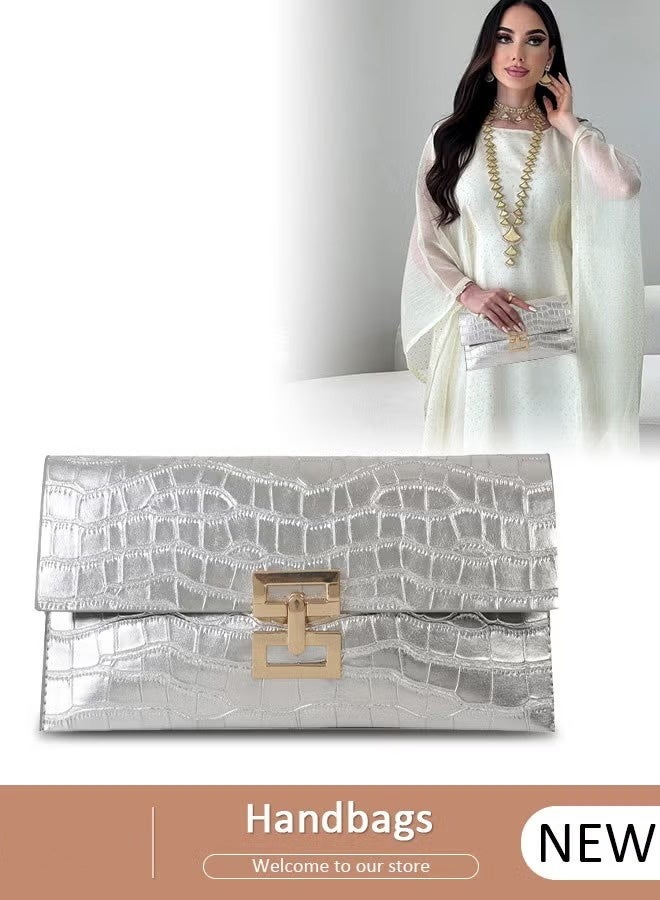 JOGAMS Women Shiny Glitter Evening Clutch Envelope Handbag Evening Bag Purse Bag for Wedding Formal Cocktail Party - Image 1