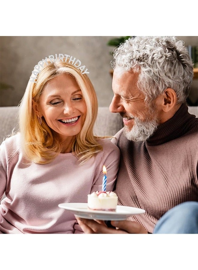 تاج الملكة الفضي، عصابة رأس عيد ميلاد مرصعة بأحجار الراين، إكسسوارات حفلات، هدايا - Image 5