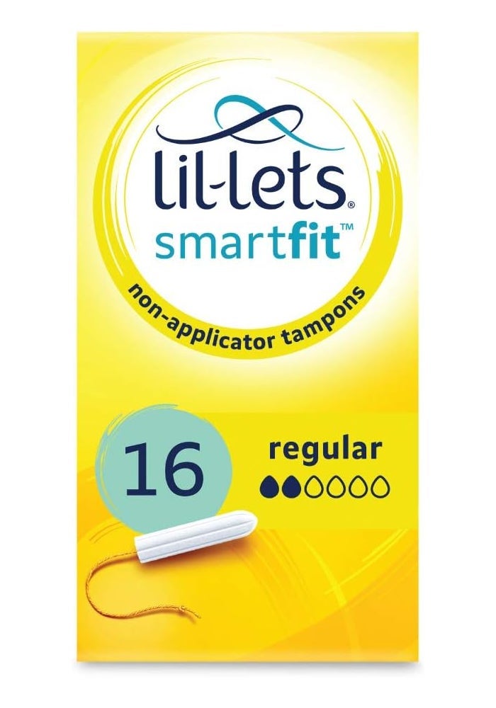 Lil-Lets Smart Fit Non-Applicator Regular Tampons - Image 1