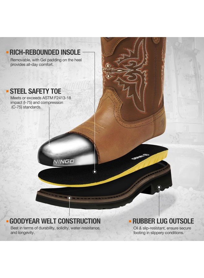 NINGO Work Boots for Men - Image 4