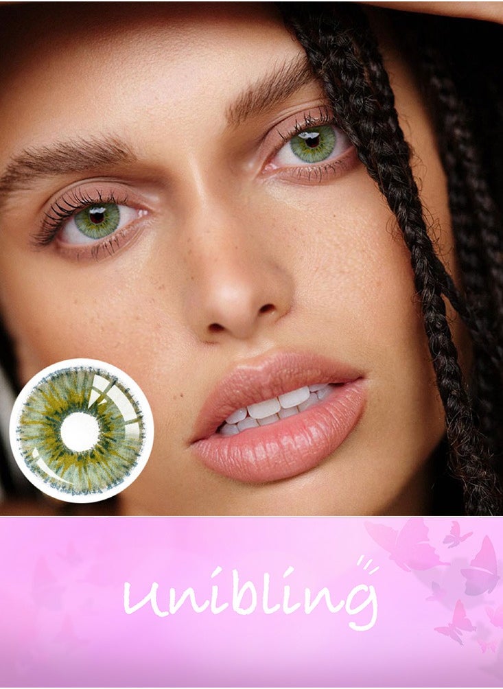 يونيبلينغ - عدسات لاصقة ملونة ستار لايت الأخضر (سنوية) - Image 1