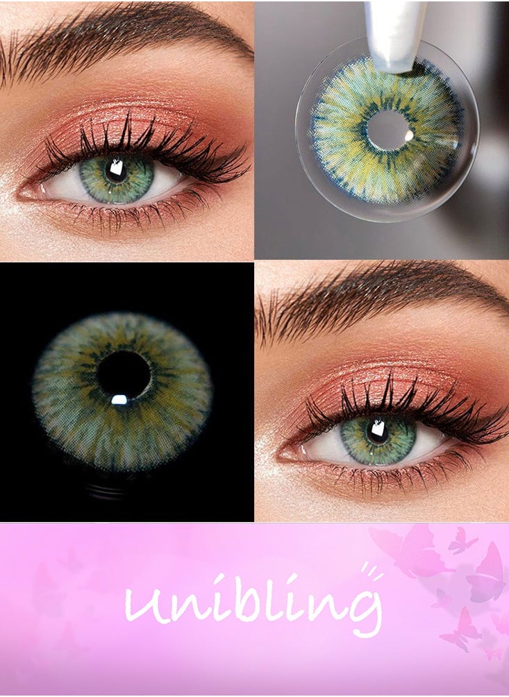 يونيبلينغ - عدسات لاصقة ملونة ستار لايت الأخضر (سنوية) - Image 1