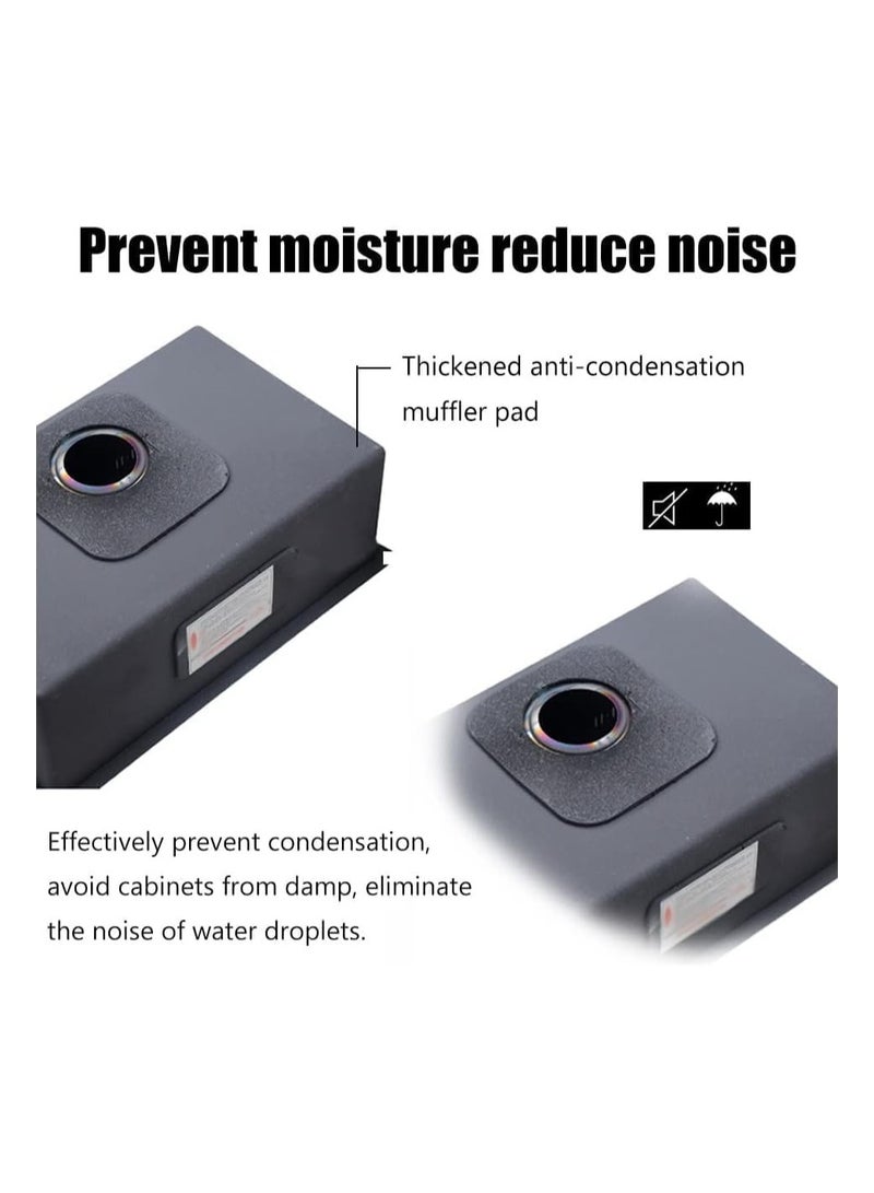 ODONAO Premium Kitchen Sink Stainless Steel Single Bowl With Drainage Assembly Accessories Drop In Sink Chrome - Image 2