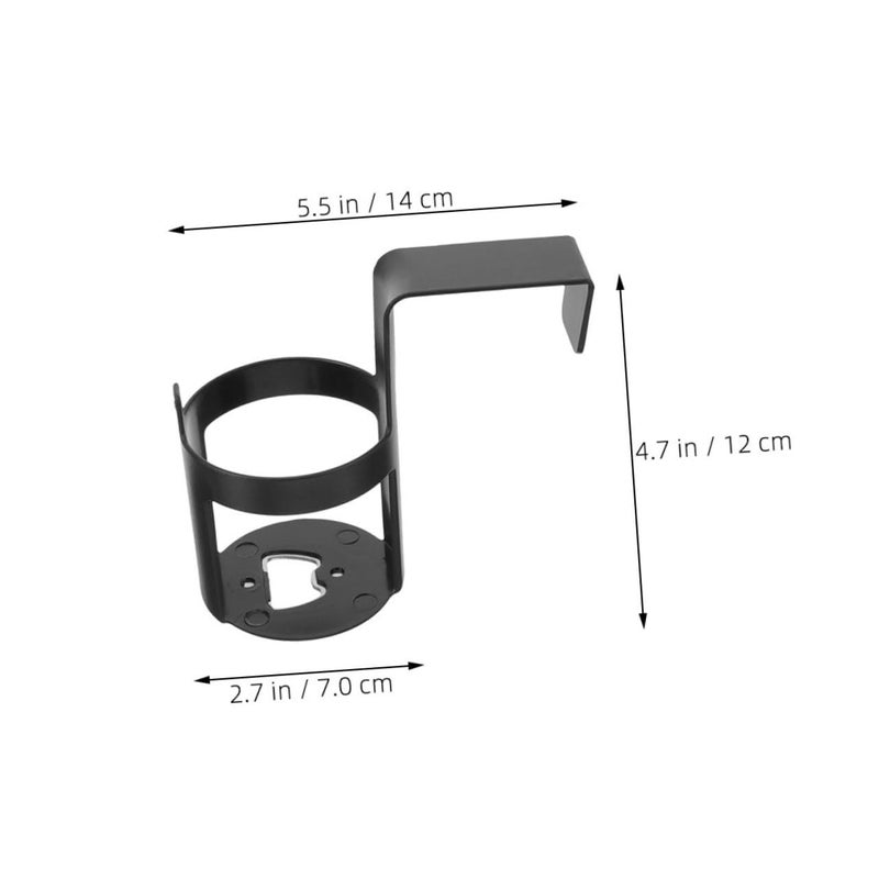 2 Pack Black Car Cup Holder for Bottles Cans Mugs Universal Vehicle Drink Holder - Image 3