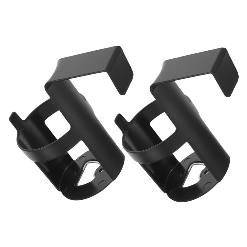 2 Pack Black Car Cup Holder for Bottles Cans Mugs Universal Vehicle Drink Holder - Image 2