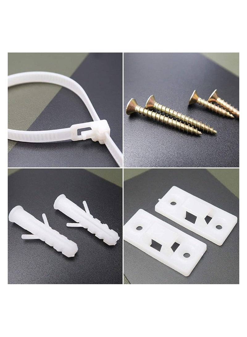 Y&D Baby Proofing Anti Tip Furniture Anchors Kit, 10 Pack Straps Falling Prevention Device, Cabinet Wall for & Pet Protecting - Image 4