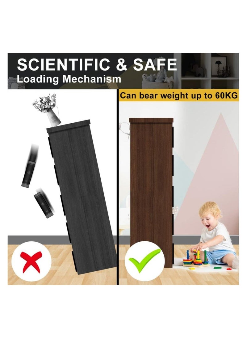 Y&D Baby Proofing Anti Tip Furniture Anchors Kit, 10 Pack Straps Falling Prevention Device, Cabinet Wall for & Pet Protecting - Image 2