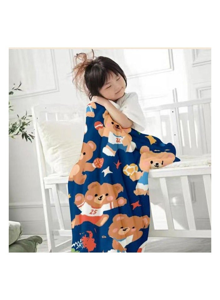 general Flannel thin blanket (warm and comfortable, suitable for sleep, gaming, dust removal and sandproof) 150cm*200cm - 369 - Image 3