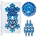 RoomyRoc Magnetic Fidget Sphere Magnets Balls Crystal Diamond Blue Holographic Glitter Magnet Fidgets Toy 12 Piece Set Creativity Beyond Imagination Inspirational Recreational Desk Toys for Adults - Image 3