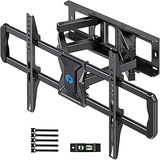 Pipishell Full-Motion TV Wall Mount for Most 37Ã¢â‚¬â€œ75 Inch TVs up to 100 lbs, Wall Mount TV Bracket with Dual - Image 1