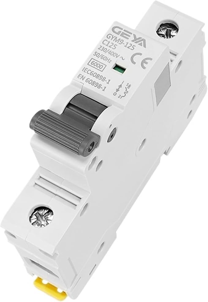 1 Pole C Curve 80A 125A AC Circuit Breaker 230 400V 6KA Width 17 8mm - Image 1