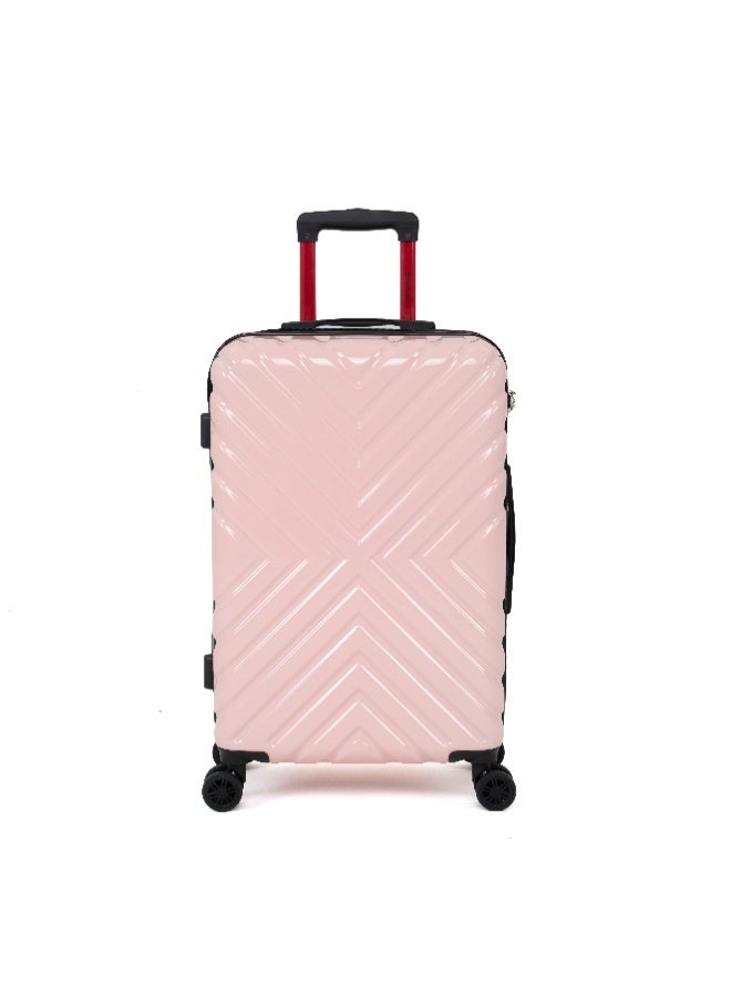 Eagle Express Nexa ABS+PC Hard Trolley Set – 20, 24, 28 Inch – Baby Pink - Image 2