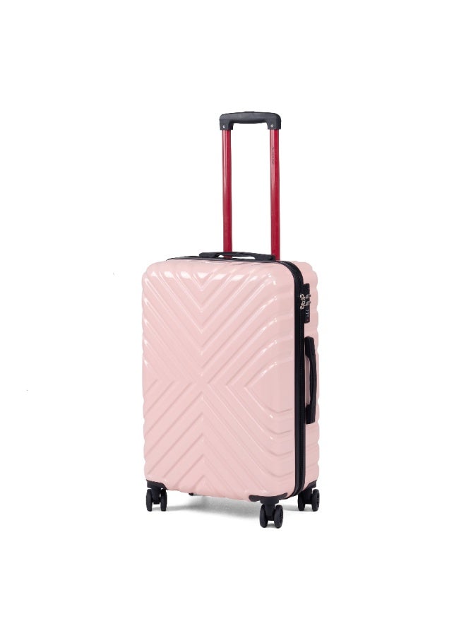 Eagle Express Nexa ABS+PC Hard Trolley Set – 20, 24, 28 Inch – Baby Pink - Image 4