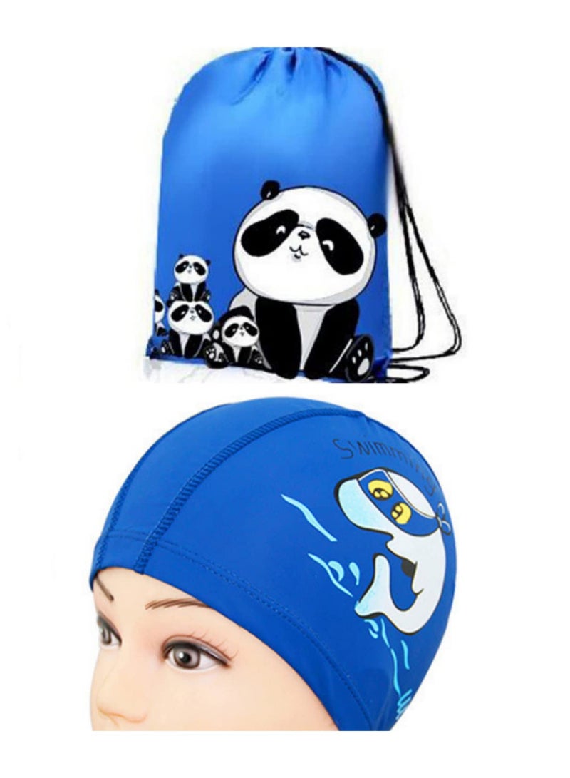 Swim Goggles Set Kids Swimming Goggles for Boys and Girls Adjustable Straps Silicone Eye Seal Leak proof UV Protection and Anti Fog Lenses Swimming Goggles with Ear Plug Nose Clip(Age 4-12) Blue - Image 3
