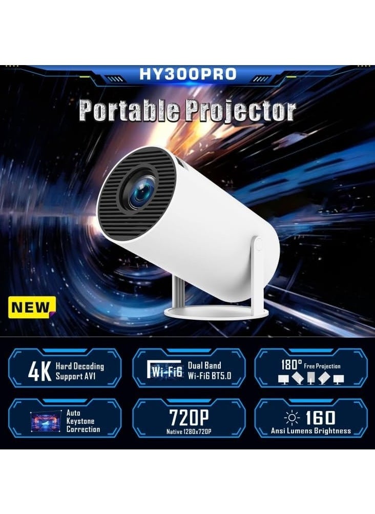 borrego Borrego Smart Mini Projector 4K with 5G WiFi and Bluetooth 5.0  - Image 4