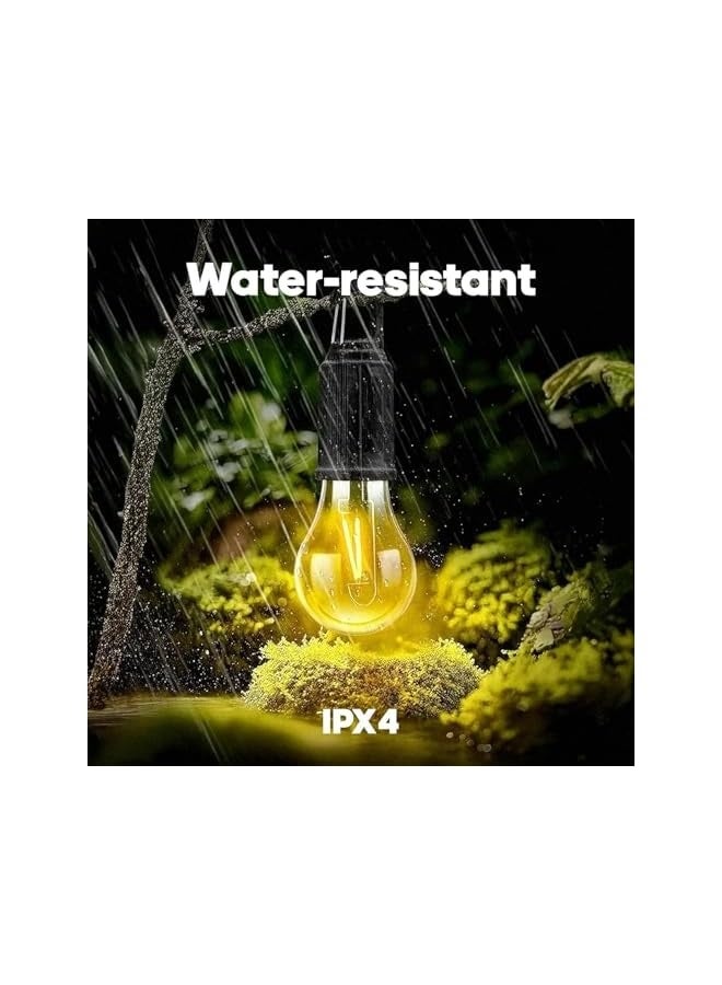 erorex 2 Pack Camping Lamp Rechargeable, 3 Lighting Modes Camping Light For Tents, Waterproof Portable Hanging Lantern For Hiking, Backpacking, Fishing, Emergency Outages And Household Use  - Image 5