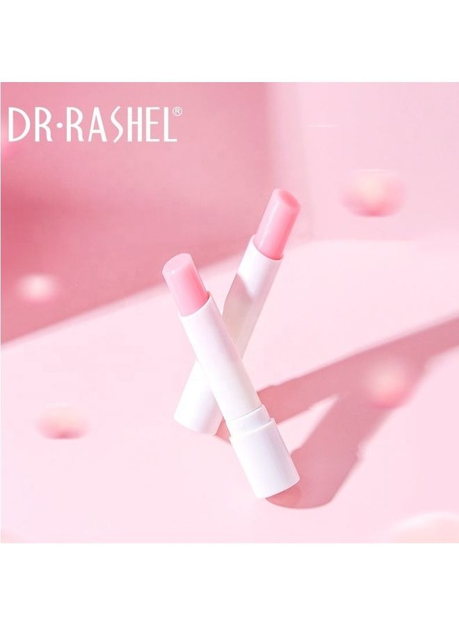 DR. RASHEL Lip Balm Series Plumping & Hydrating Lips-Peach Clear - Image 1