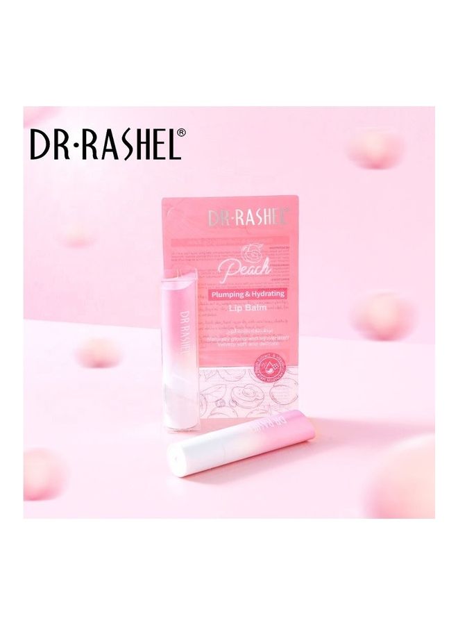 DR. RASHEL Lip Balm Series Plumping & Hydrating Lips-Peach Clear - Image 5
