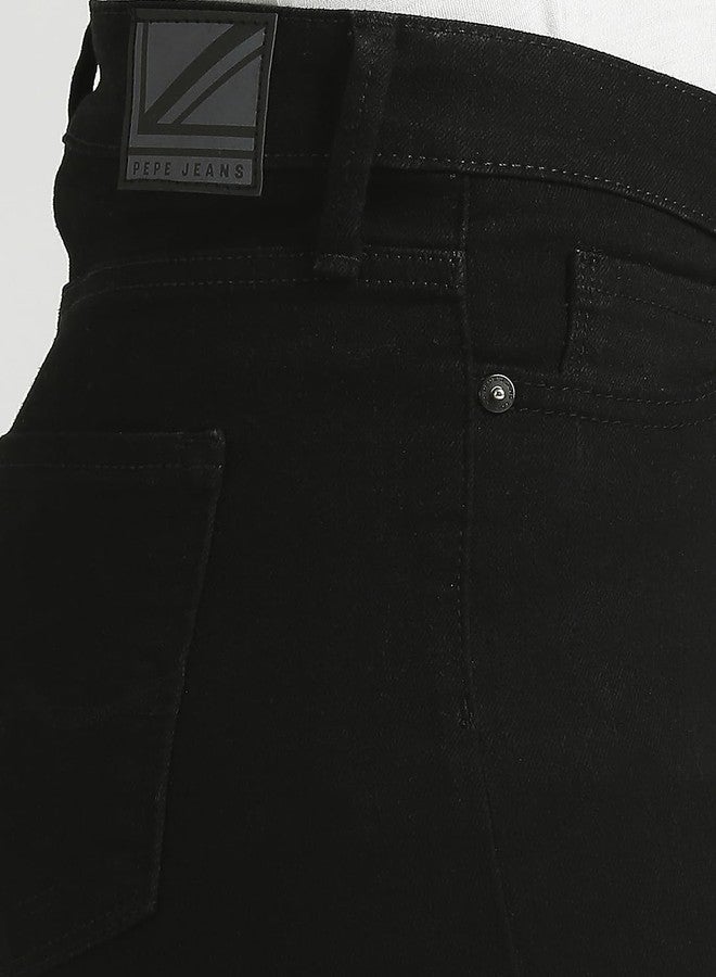Pepe Jeans Women's Skinny Jeans (PL204750S918_Black Rinse - Image 4