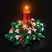 LocoLee مجموعة إضاءة LED LocoLee متوافقة مع ديكور طاولة عيد الميلاد LEGO 40743 مجموعة إضاءة إبداعية ملحقات متوافقة مع ديكور طاولة عيد الميلاد LEGO 40743 بدون نماذج فقط إضاءة - Image 2
