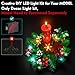 LocoLee مجموعة إضاءة LED LocoLee متوافقة مع ديكور طاولة عيد الميلاد LEGO 40743 مجموعة إضاءة إبداعية ملحقات متوافقة مع ديكور طاولة عيد الميلاد LEGO 40743 بدون نماذج فقط إضاءة - Image 4