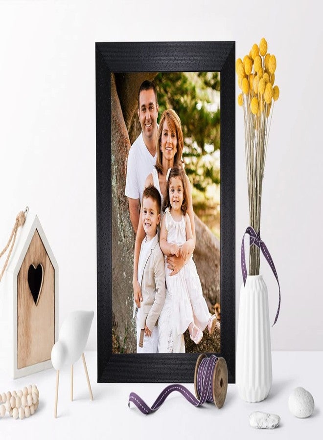 KDM HOME DECOR إطار صور من KDM HOME DECOR، مقاس 6×9 بوصة، بنقاط سوداء، يُعلق على الطاولة أو الحائط. - Image 1