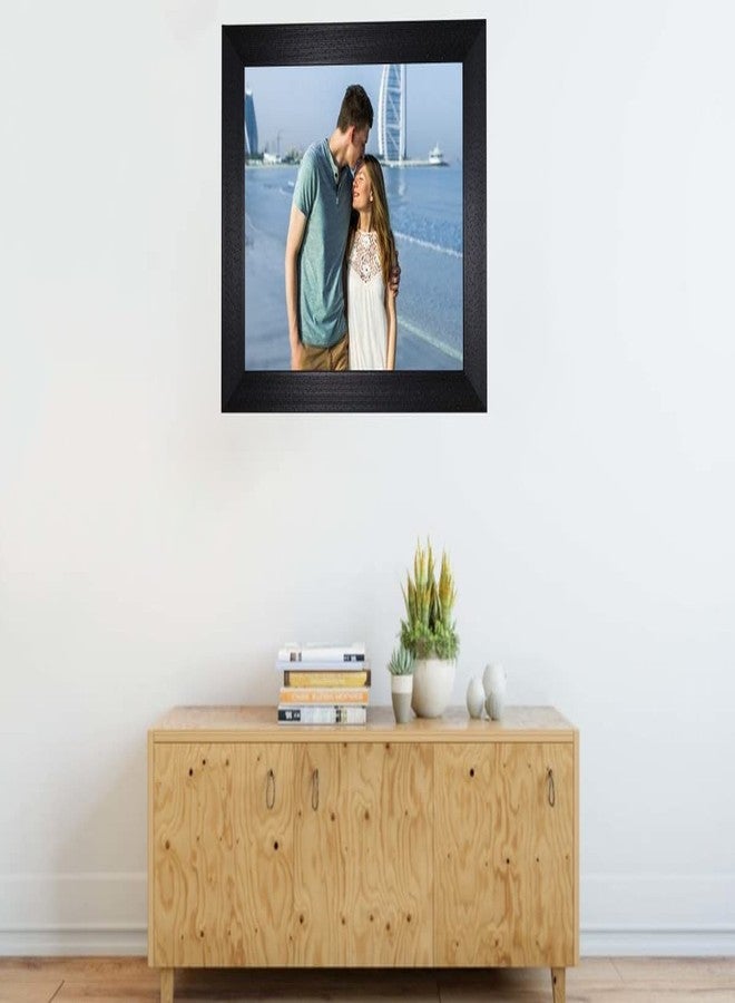 KDM HOME DECOR إطار صور من KDM HOME DECOR، مقاس 6×9 بوصة، بنقاط سوداء، يُعلق على الطاولة أو الحائط. - Image 3