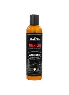 Live Bearded : Beard Conditioner - American - Facial Hair Conditioner - 8 Oz. - Strengthens And Softens - All-Natural Ingredients With Biotin, Coconut Oil, Argan Oil, And Caffeine - Made In The Usa  - Image 1