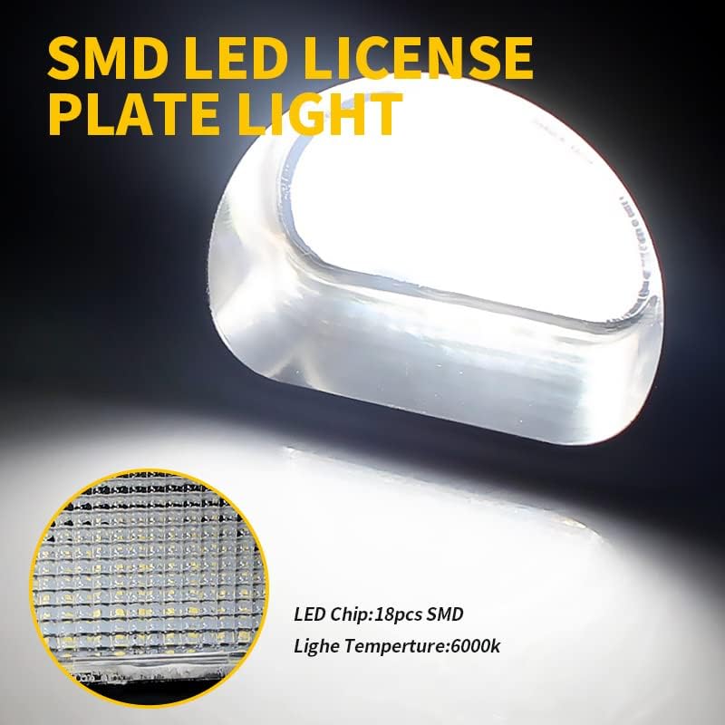 Vuzmode LED License Plate Light for Citroen and Peugeot - Image 4