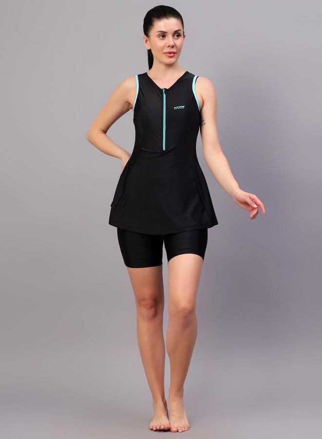 VIVA Swimming OWSD-330 Female Swim Dress with Short Leg I Womens Swimming Costume I Swimwear for Women I One-Piece Swimsuits I Swimsuit for Women - Image 4