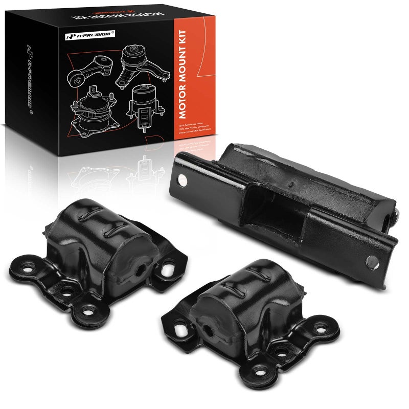 A-Premium Engine Motor Mount and Transmission Mount Kit Compatible with Chevrolet Astro 1996-2005 & GMC Safari 1996-2003 2005, 4.3L, AWD, Automatic, 3-PC Set, Replace# 14020241, 15717594 - Image 1