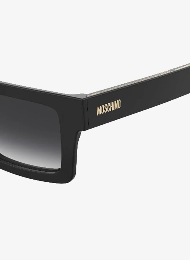 Moschino  MOSCHINO MOS214/S Sunglasses Black Rectangular  | Best Price UAE