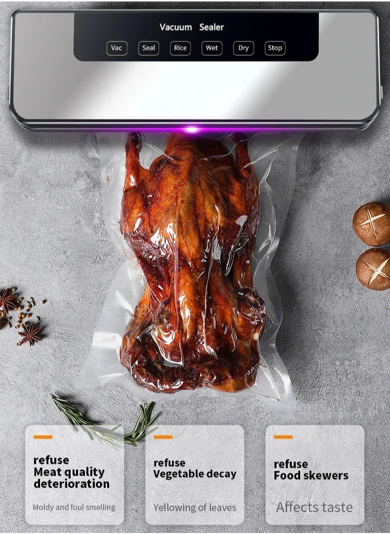 Joshberg Vacuum Sealer Machine with 50 Bags, Automatic Vacuum Sealer for Food Storage, Moist&Dry Mode  - Image 5