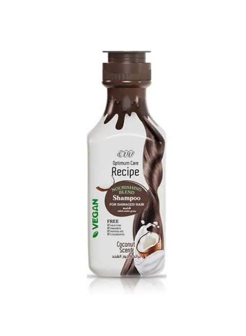 Eva Optimum Care Recipe Shampoo Hair Nourishing Blend Coconut Scent  - 350 Ml