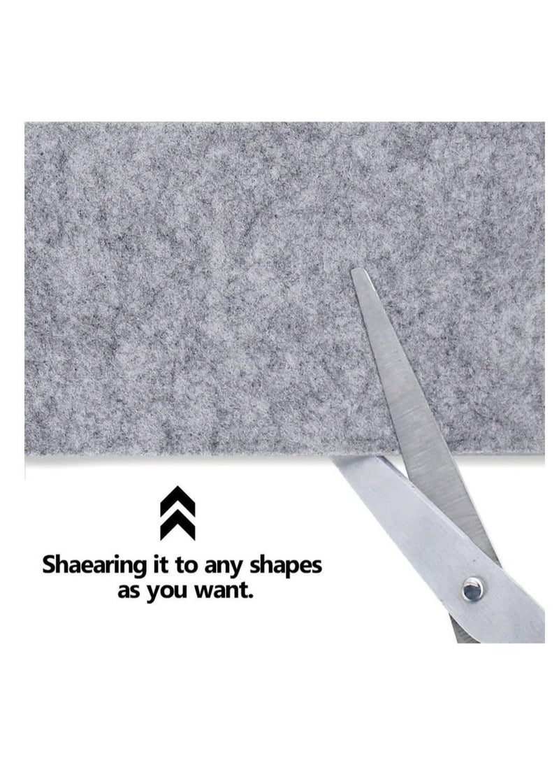 Captaintech Furniture Pad Felt for Strip Roll Floor Protector Heavy Duty Self Adhesive Tape Chair Feet Sofa Table - Image 3