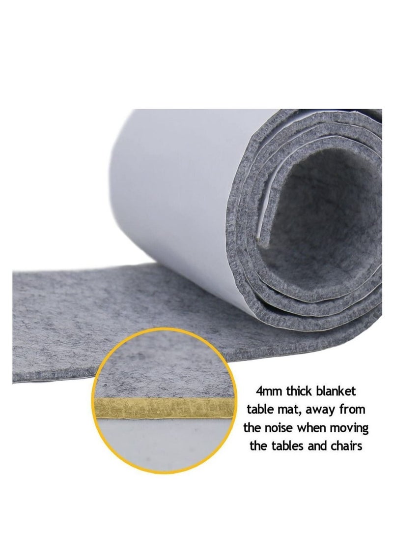 Captaintech Furniture Pad Felt for Strip Roll Floor Protector Heavy Duty Self Adhesive Tape Chair Feet Sofa Table - Image 4