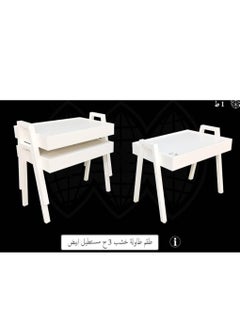 طاولات خدمه جانبيه من 3 قطع لمنزل أنيق ومثالي مناسبة للتقديم