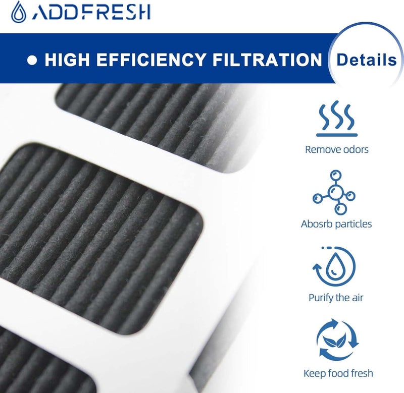 ADDFRESH بديل فلتر هواء الثلاجة متوافق مع Paultra2 Frigidaire PureAir Ultra 2 وPaultra Pure Air ii وElectrolux Elpaultra2 - الجزء 242047805 و5303918847 - 4 فلاتر - Image 4