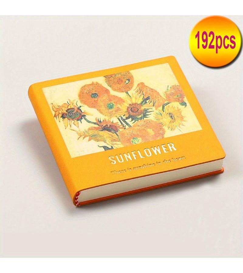192 Pcs 4.1 X 4.1 In Oil Painting Notebook Shenlan Mini Travel Stamping Book Check In Collection Stamp Album Square Blank Notebook Portable Diary Notebook - Image 4