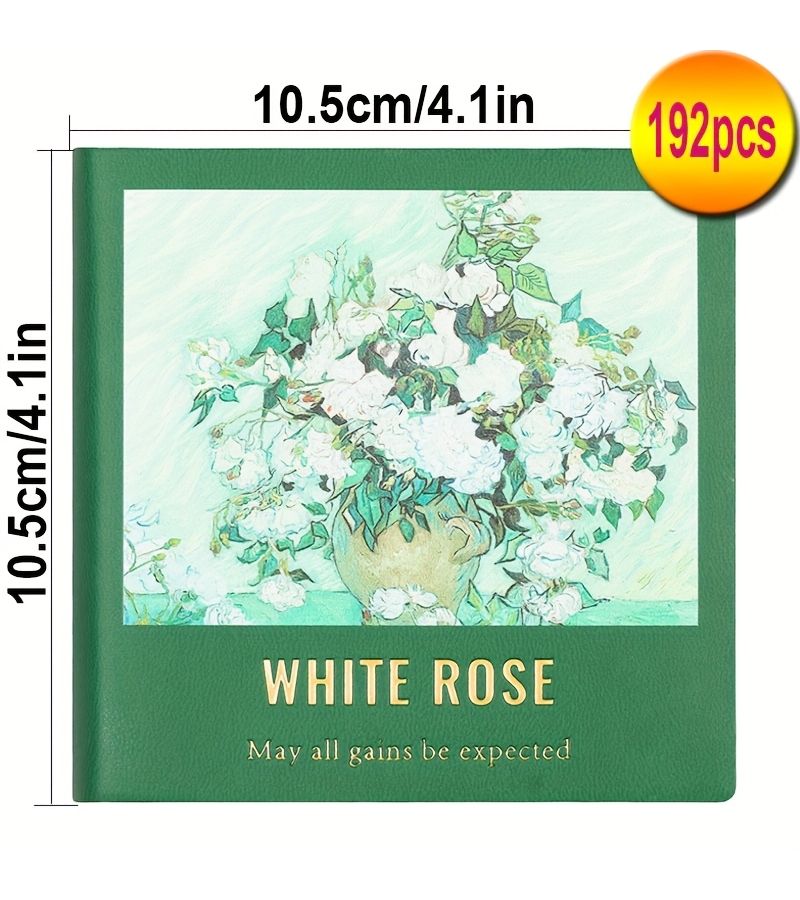 192 Pcs 4.1 X 4.1 In Oil Painting Notebook Shenlan Mini Travel Stamping Book Check In Collection Stamp Album Square Blank Notebook Portable Diary Notebook - Image 3