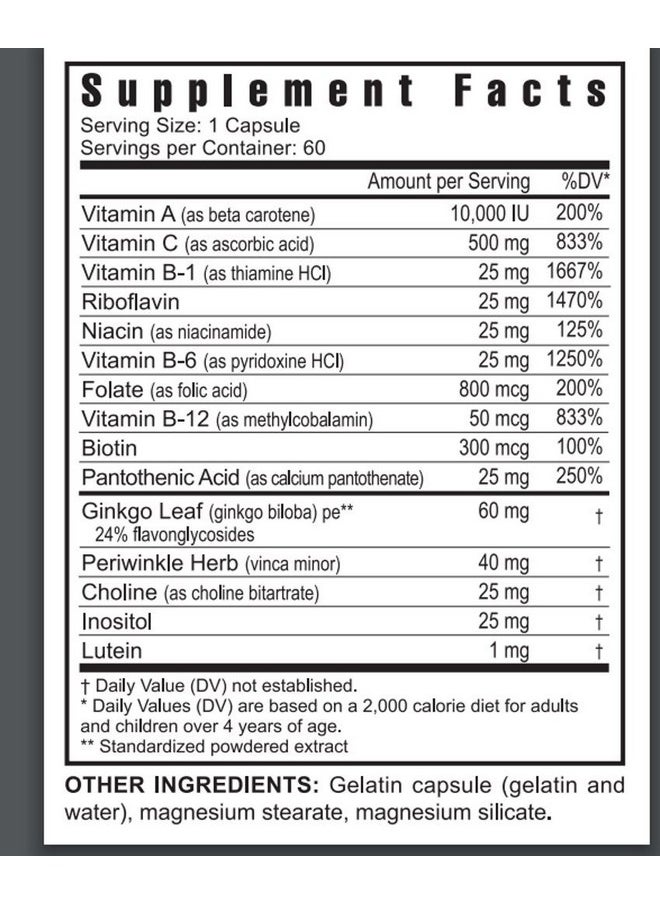 youngevity - Ultimate Memory Fx 60 Capsules - Image 1