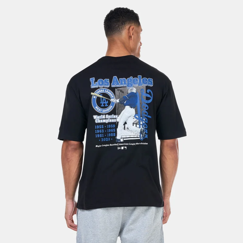 نيو ايرا تيشيرت رجالي برسومات لاعب فريق لوس أنجلوس دودجرز من دوري البيسبول الرئيسي