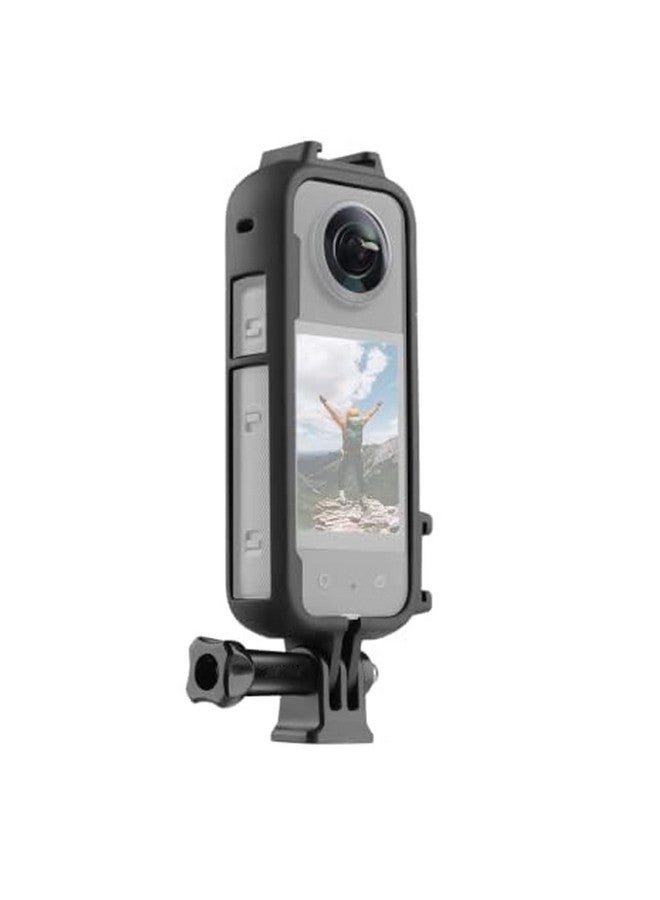 Action Pro Pro Protective Frame Camera Mount And 1/4 Thread Adapter Compatible With Insta360 One X3 Action Camera Accessories - Image 1