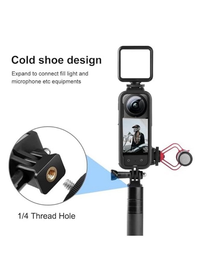 Action Pro Pro Protective Frame Camera Mount And 1/4 Thread Adapter Compatible With Insta360 One X3 Action Camera Accessories - Image 3