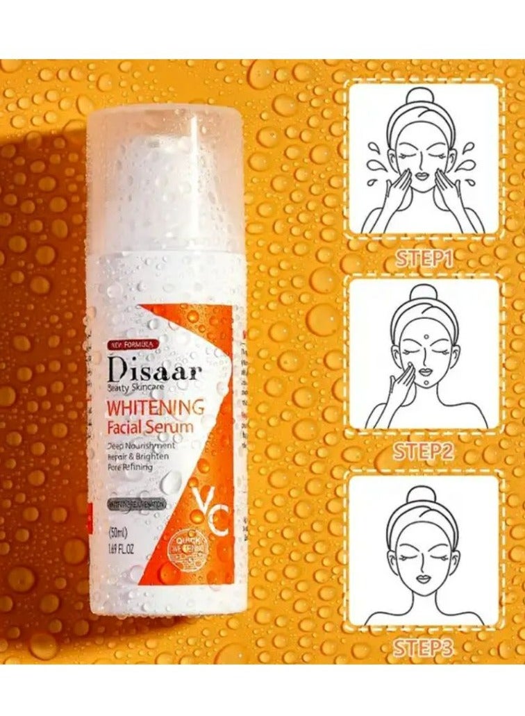 ديسار مصل الوجه المرطب بفيتامين ج من نيكوتيناميد للعناية بالبشرة وتبييض البشرة ومضاد للشيخوخة 50 مل - Image 3