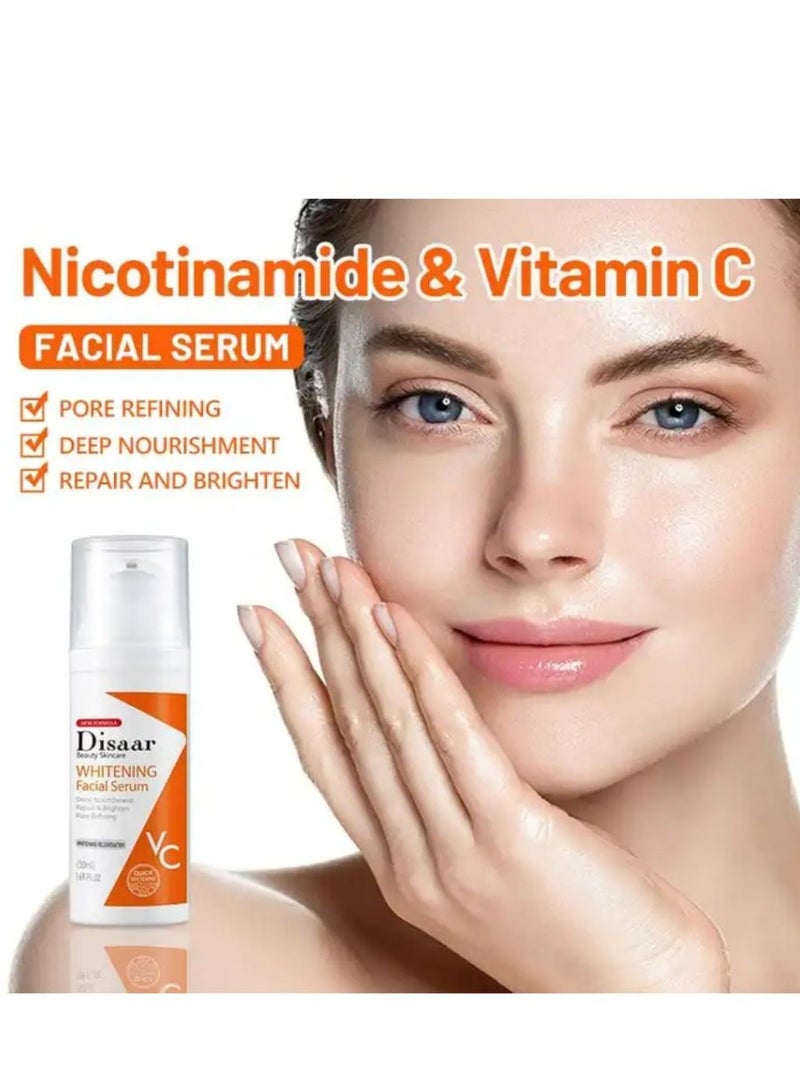 ديسار مصل الوجه المرطب بفيتامين ج من نيكوتيناميد للعناية بالبشرة وتبييض البشرة ومضاد للشيخوخة 50 مل - Image 2