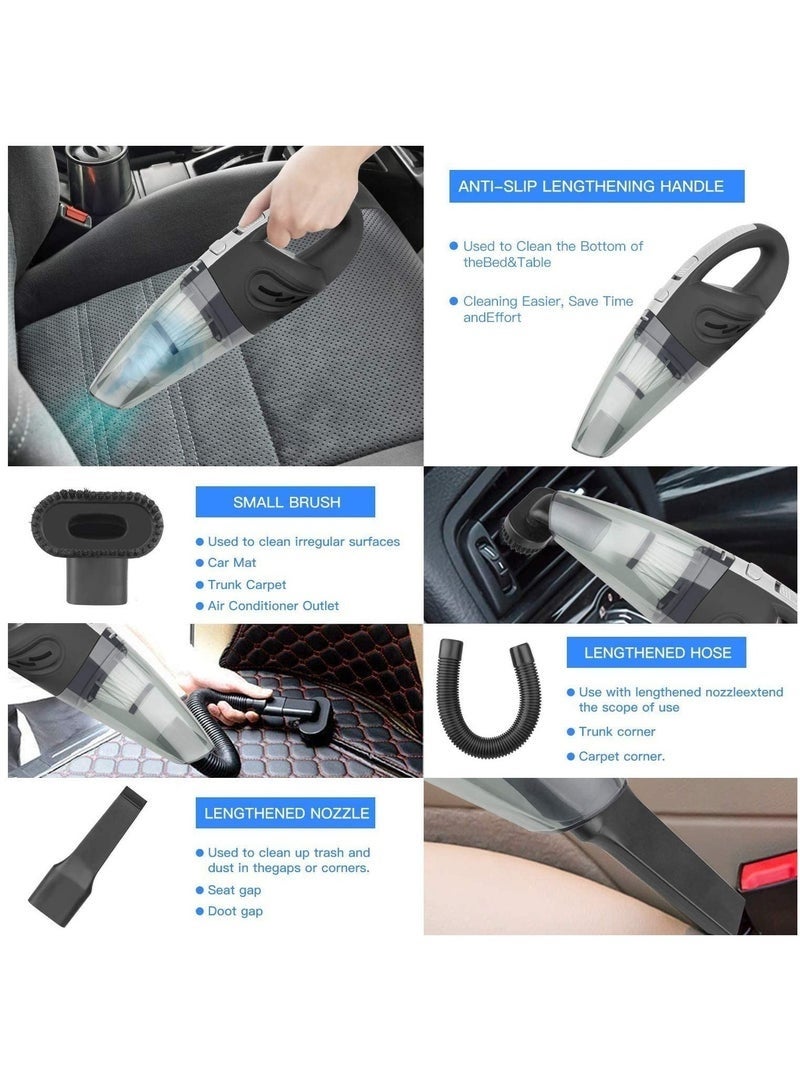 Handheld Vacuum Cordless High Power 120W 3200kpa Vacuum Dust Busters Cordless Rechargeable Portable for Pet Pair/Sofa/Car/Office - Image 2