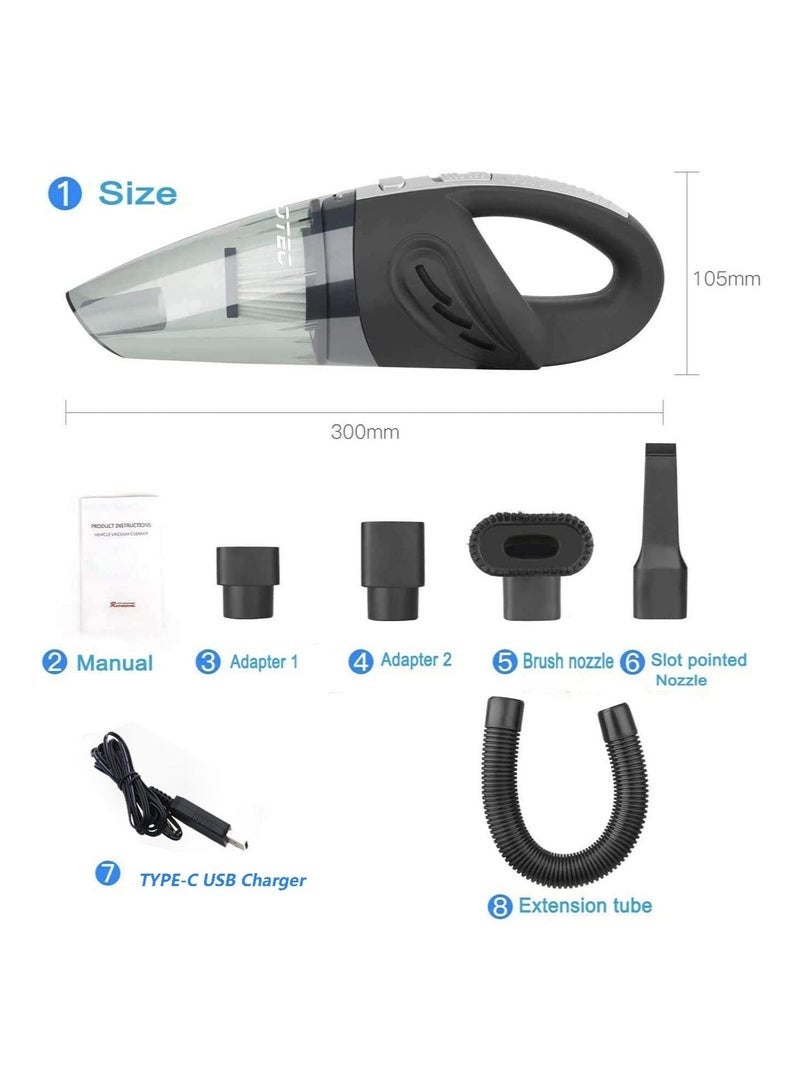Handheld Vacuum Cordless High Power 120W 3200kpa Vacuum Dust Busters Cordless Rechargeable Portable for Pet Pair/Sofa/Car/Office - Image 3