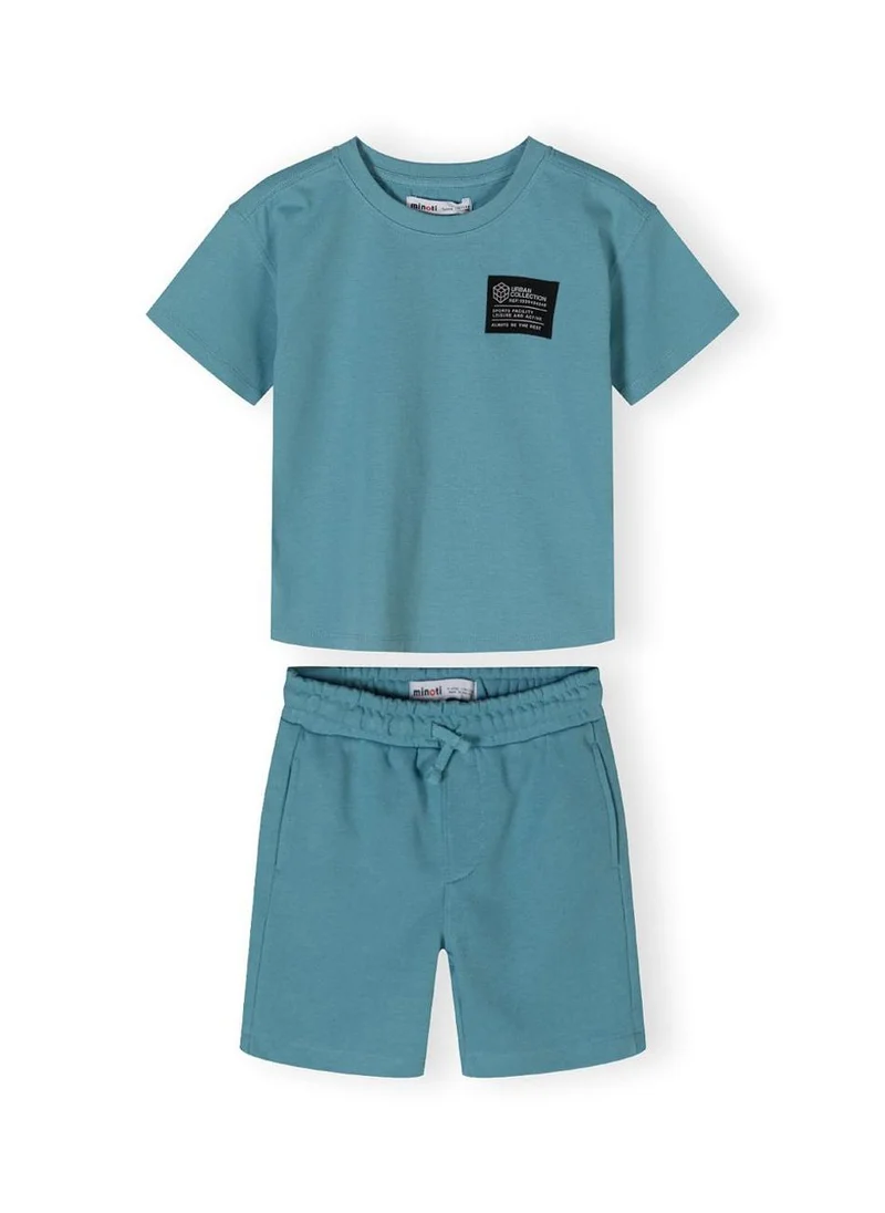 MINOTI Teen Boys Short Sleeve T-Shirt and Shorts Set